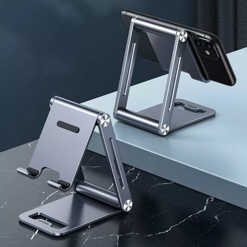 UGREEN Soporte Plegable de Metal y Aluminio para Móvil y Tablet Gris (LP263 80708)