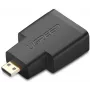 UGREEN adaptador de Micro HDMI macho a HDMI hembra, negro