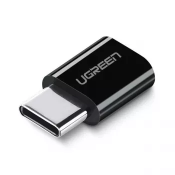 Adaptador UGREEN Micro USB a USB-C Negro (30391)
