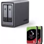 UGREEN NASync DXP2800 NAS de 2 bahías con 16 TB (2x 8 TB Seagate IronWolf) Intel N100 8 GB DDR5