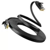 UGREEN NW102 Cat6 U/UTP cable Ethernet plano 1m - Negro