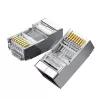 Conector de red Ethernet UGREEN NW111 RJ45 Cat6 pack de 100 - plata/transparente