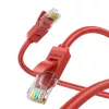 Cable de red LAN Ethernet UGREEN RJ45 CAT6 0,5m - rojo (1Gbps, 250MHz)
