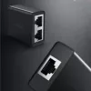 Adaptador divisor RJ45 UGREEN pack de 2 (negro) - divisor de red Ethernet, 1x RJ45 macho a 2x RJ45 hembra, 100Mbps, compatible con Cat5/Cat5e/Cat6, pasivo, Plug & Play