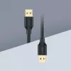 Cable UGREEN US128 USB 3.0 conector macho A a conector macho A 2m negro
