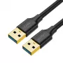 Cable UGREEN US128 USB 3.0 conector macho A a conector macho A 2m negro