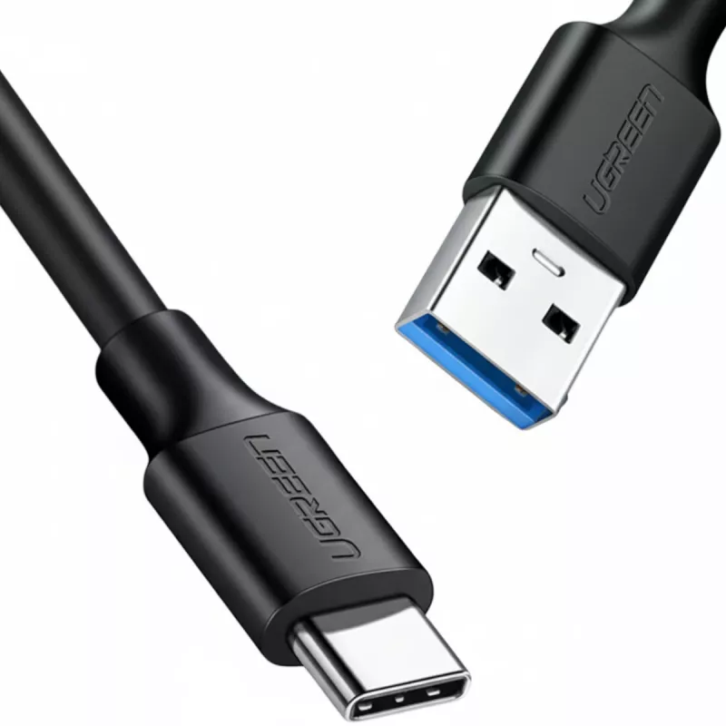 UGREEN US184 cable USB-A a USB-C 3.0, 2 m, negro