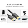 UGREEN US210 cable USB 3.0 A a B, 2m, negro