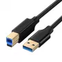 UGREEN US210 cable USB 3.0 A a B, 2m, negro