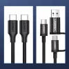 UGREEN US286 Cable USB-C a USB-C 1m negro - PD QC 3A 480Mbps