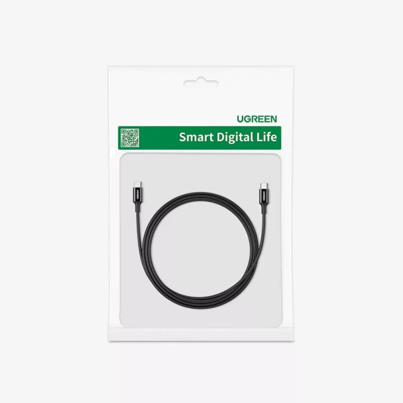 UGREEN US300 Cable USB-C a USB-C 480Mbps 5A 1m negro