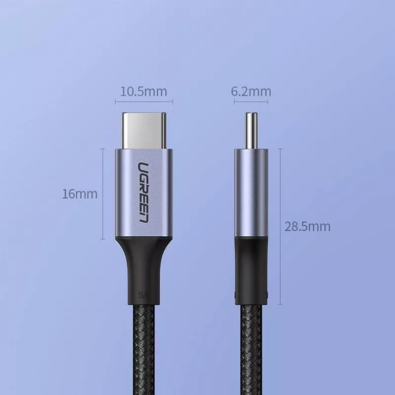 UGREEN US316 Cable USB-C a USB-C 100W 5A 480Mbps 1m Negro