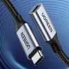 UGREEN US372 Cable USB-C a USB-C 100W 5A 10Gbps 0,5m Gris