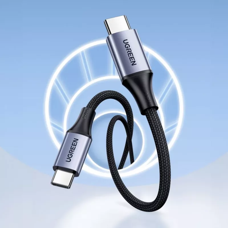 UGREEN US535 Cable USB-C a USB-C PD 240W 5A 1m - Gris