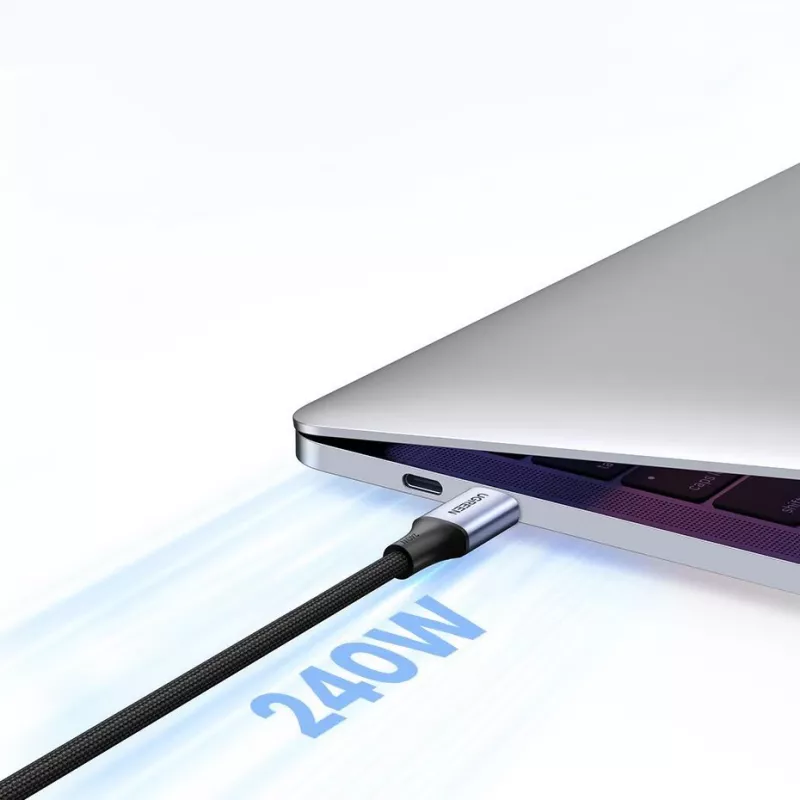 UGREEN US535 Cable USB-C a USB-C PD 240W 5A 1m - Gris
