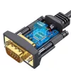 UGREEN Cable adaptador USB 2.0 a serie RS-232 (conector USB-A macho a conector DB9 macho) - Negro, 1,5 m