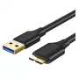 UGREEN Cable USB 3.0 A a Micro B SuperSpeed 0,5 m negro