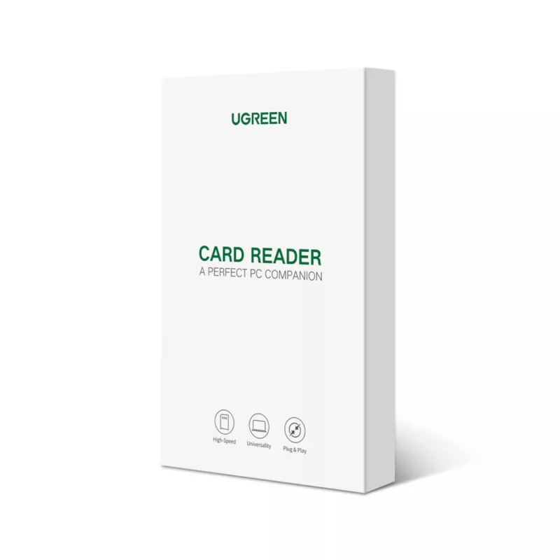 UGREEN Lector de tarjetas USB 3.0 de doble ranura para tarjetas SD/TF – transferencia de datos de 5 Gbit/s