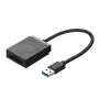 UGREEN Lector de tarjetas USB 3.0 de doble ranura para tarjetas SD/TF – transferencia de datos de 5 Gbit/s