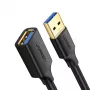 UGREEN Cable de extensión USB 3.0 3m Negro conector macho a conector hembra SuperSpeed 5Gbps