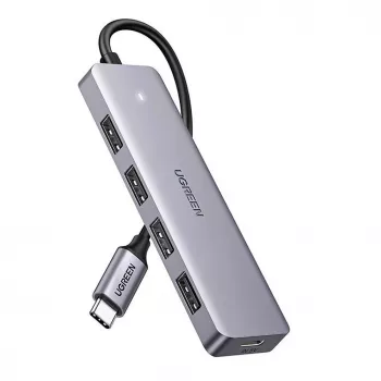UGREEN hub USB 3.0 4 puertos con cable de 1m - negro (CM219)