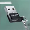Adaptador USB-A macho a USB-C hembra UGREEN (negro)