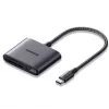 UGREEN Lector de Tarjetas USB-C - Space Gray, SD y Micro SD, 5 Gbit/s