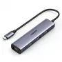 UGREEN Hub USB-C 4 puertos USB 3.2 Gen 1 Plata