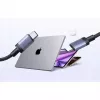 UGREEN Cable de carga USB-C a USB-C USB 2.0 240W PD 3.1, carcasa de aluminio trenzada, 2m gris