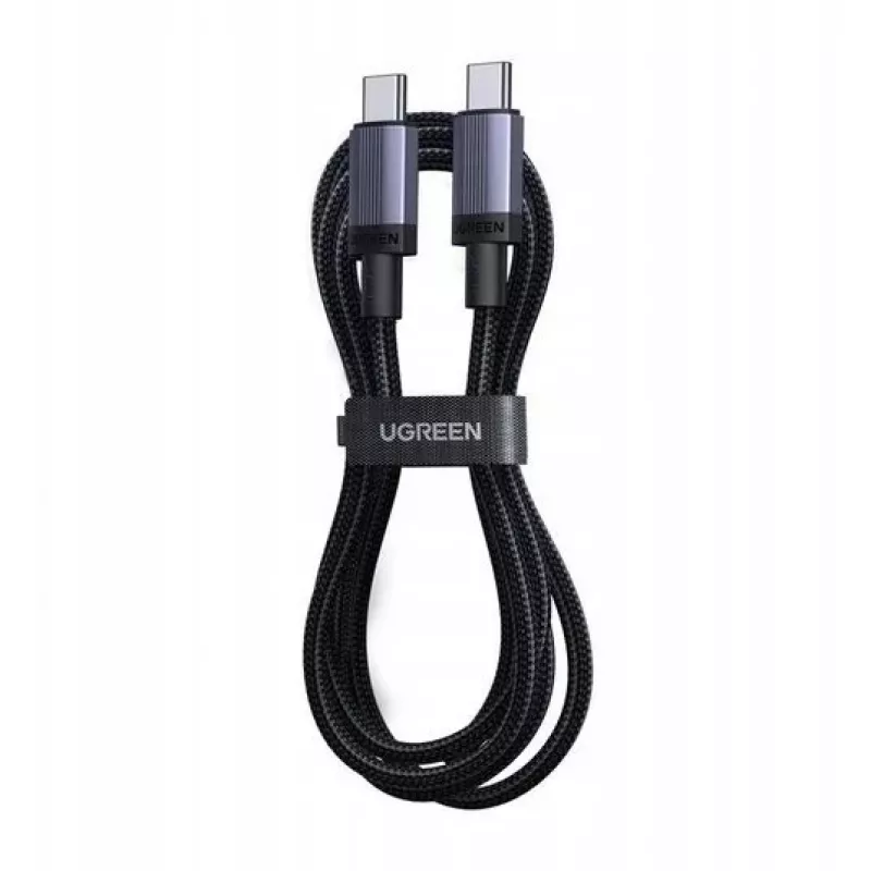 UGREEN Cable de carga USB-C a USB-C USB 2.0 240W PD 3.1, carcasa de aluminio trenzada, 2m gris