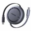 UGREEN Cable de carga rápida retráctil USB-C a USB-C PD 100W 1m Negro