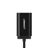 Adaptador de sonido estéreo externo UGREEN USB a 3,5 mm - negro