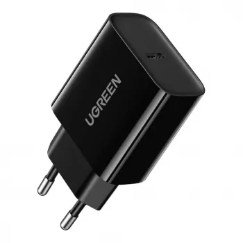 UGREEN Fuente de alimentación de pared USB Type-C 20W Power Delivery Negra (10191)