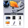 UGREEN Cable USB4 USB-C a USB-C 240W 40Gbps 16K@60Hz 80Gbps Compatible con Thunderbolt 4 1m Nylon Trenzado