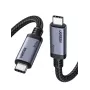 UGREEN Cable USB4 USB-C a USB-C 240W 40Gbps 16K@60Hz 80Gbps Compatible con Thunderbolt 4 1m Nylon Trenzado