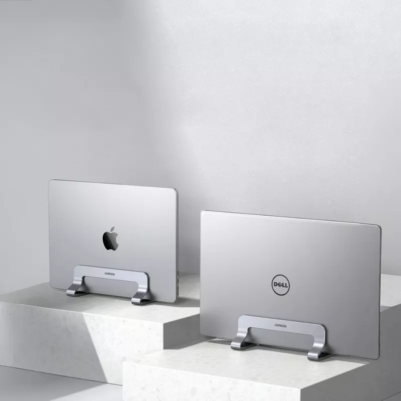 UGREEN Soporte vertical de aluminio para portátil con ranura extensible
