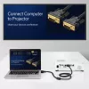 UGREEN VG101 Cable VGA Macho a Macho 3M – Dorado, Doble Ferrita, Full HD 1080p