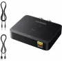UGREEN 55545 Receptor de audio Bluetooth 6.0 LDAC Hi-Res con salida AUX de 3,5 mm y 2x RCA, negro