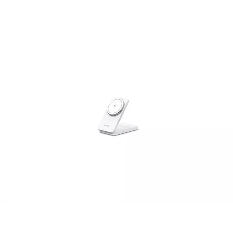 UGREEN Cargador inalámbrico 2 en 1 20W Qi2 45057 para iPhone y AirPods Blanco