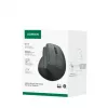 UGREEN Ratón vertical inalámbrico, 2,4 GHz / Bluetooth 5.4, DPI ajustable, negro