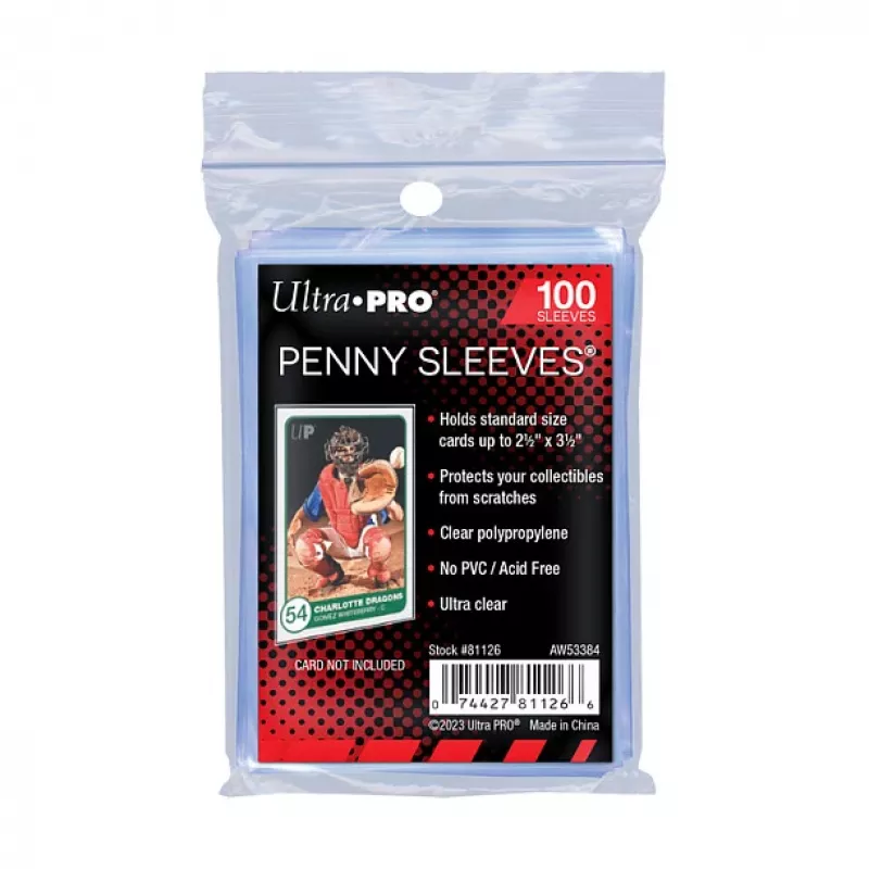 Fundas blandas para cartas Ultra PRO 100x152 mm, pack de 100