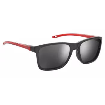 Gafas de sol para niños Under Armour UA7002S268F6T - negro mate, lentes grises, 56 mm