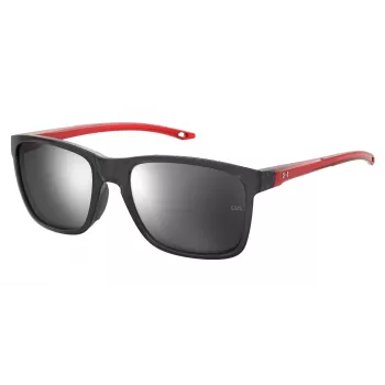 Gafas de sol para niños Under Armour UA7002S268F6T - negro mate, lentes grises, 56 mm
