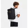 Under Armour Contain Duo Small BP Bolsa Deportiva - Negro/Oro Metálico