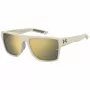 Under Armour Launch Gafas de sol para hombre - montura negra mate, lentes gris humo - ancho de lente 57 mm