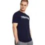 Under Armour Camiseta de manga corta con raya en el pecho Camo para hombre navy blue