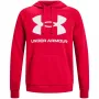 Under Armour hombre Rival Fleece Big Logo sudadera con capucha roja 1357093 600