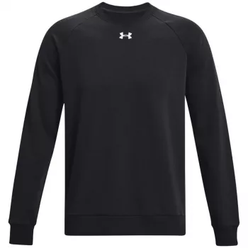 Under Armour sudadera Rival Fleece Crew hombre negra 1379755 001