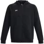 Under Armour Rival Fleece sudadera con capucha y cremallera completa hombre negro