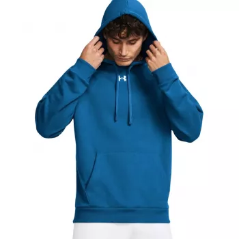 Sudadera con capucha Rival Fleece Under Armour para hombre Academy Blue talla M